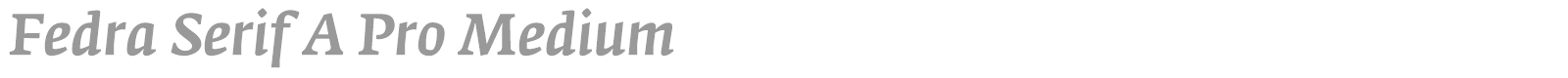 Fedra Serif B Pro font preview